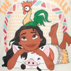 Disney Moana Girls Graphic T-Shirt Tank Top And Shorts 4 Piece Outfit Set Little Kid To Big Kid -Best Clothing Store GUEST aa18d447 3058 4c5a 8e41 5c8342ed2f0b