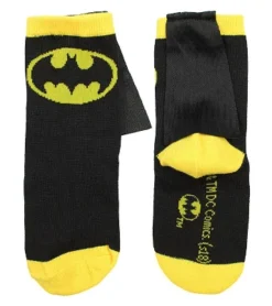 DC Comics Superhero Batman Superman The Flash Youth Boys Caped Crew Socks
