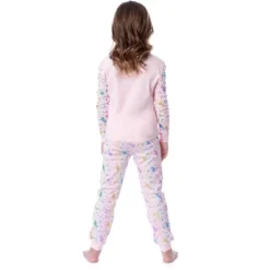 Mattel Girls' Barbie Dream Team Unicorn Best Friend Sleep Pajama Set Pink