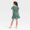 Girls' Solid Short Sleeve Woven Dress - Cat & Jack™ -Best Clothing Store GUEST ac86965a 66f7 4ea9 a24c cd56f3b5a00b