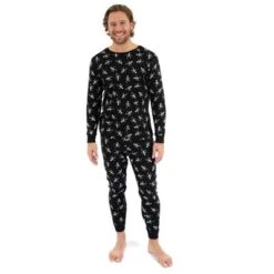 Leveret Mens Two Piece Cotton Halloween Pajamas