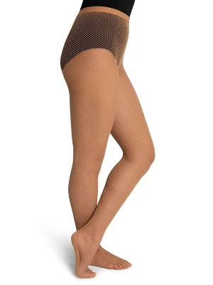 Capezio Women's Professional Fishnet Seamless Tight 3 Capezio Women's Professional Fishnet Seamless Tight
