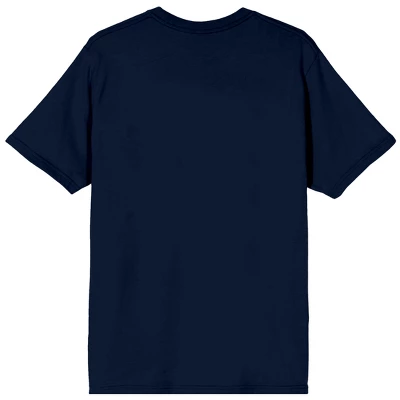 Ted Lasso Roy Kent "He's Here! He's There! He's Every F*#king Where!" Men's Navy Blue Short Sleeve Crew Neck Tee 4 Ted Lasso Roy Kent "He's Here! He's There! He's Every F*#king Where!" Men's Navy Blue Short Sleeve Crew Neck Tee - Image 2