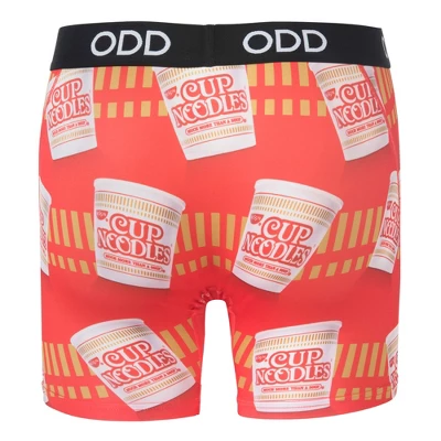 Odd Sox Men's Funny Underwear Boxer Briefs, Top Ramen Noodle Soup Flavors, Novelty Print 3 Odd Sox Men's Funny Underwear Boxer Briefs, Top Ramen Noodle Soup Flavors, Novelty Print