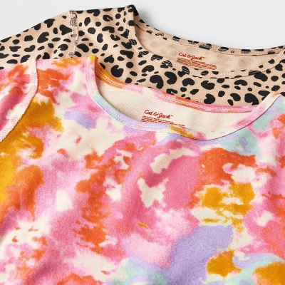 Girls' 2pk Adaptive Short Sleeve Dress - Cat & Jack™ 4 Girls' 2pk Adaptive Short Sleeve Dress - Cat & Jack™ - Image 2