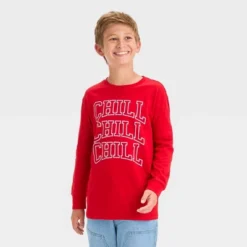 Boys' Chill Chill Chill Long Sleeve Graphic T-Shirt - Art Class™ Red 7 Boys' Chill Chill Chill Long Sleeve Graphic T-Shirt - Art Class™ Red -Best Clothing Store GUEST af09244e 25a3 473e bcbf 074e229e3043
