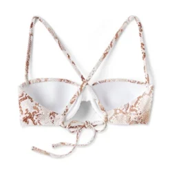 Women's Light Lift Shirred Underwire Bikini Top - Shade & Shore™ Snake Print -Best Clothing Store GUEST af5c2baa 252d 47db a940 4df97d3eac8f