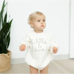 Grayson Collective Baby Graphic Bubble Romper - Off-White -Best Clothing Store GUEST af63a706 7046 45a3 b3f9 f7836a3e1b54