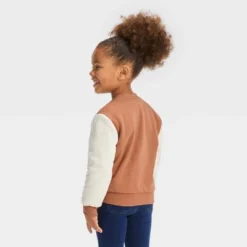 Toddler Mickey Mouse & Friends Varsity Fleece Jacket - Brown