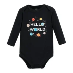 Hudson Baby Unisex Baby Cotton Long-Sleeve Bodysuits, Happy Planets 7-Pack -Best Clothing Store GUEST b0c453a4 21ee 48d7 8a79 4295a079e1f2