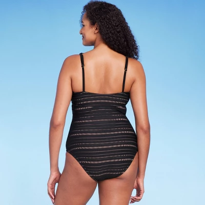 Women's Crochet High Neck One Piece Swimsuit - Kona Sol™ 5 Women's Crochet High Neck One Piece Swimsuit - Kona Sol™ - Image 3