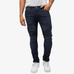 RAW X Men's Slim Stretch Moto Jeans -Best Clothing Store GUEST b14f918e 1c27 47c4 a941 20113c51f1e2