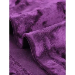 Allegra K Women's Velvet Top Long Sleeve Square Neck Blouse Shirt -Best Clothing Store GUEST b29b38d4 e301 418e 8a29 eb8756d3c4a8