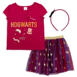 Harry Potter Hogwarts 3 Piece Outfit Set: T-Shirt Skirt Headband 24 Harry Potter Hogwarts 3 Piece Outfit Set: T-Shirt Skirt Headband -Best Clothing Store GUEST b2c3bbad 1df0 499b a7ed 8de9dab4614f