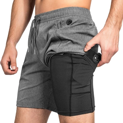 Zilpu Mens Quick Dry Athletic Performance Shorts With Zipper Pocket (7 Inch) 7 Zilpu Mens Quick Dry Athletic Performance Shorts With Zipper Pocket (7 Inch) - Image 5