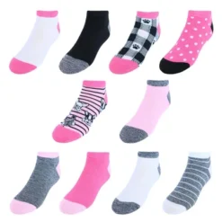 Alexa Rose Girl's Colorful And Playful Puppy No Show Socks (10 Pack) -Best Clothing Store GUEST b474c842 2d5b 40aa 82e7 89cf8c04285e