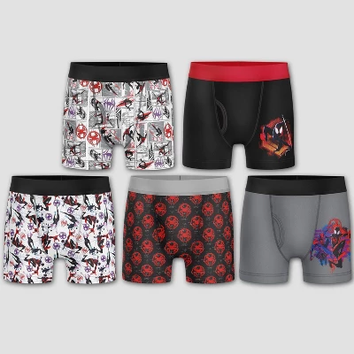 Boys' Marvel Spider-Man: Miles Morales 5pk Boxer Briefs 7 Boys' Marvel Spider-Man: Miles Morales 5pk Boxer Briefs - Image 5