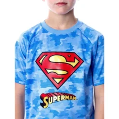 DC Comics Boys' Justice League Digital Camo Superman 2 PC Pajama Set Blue -Best Clothing Store GUEST b55f8477 614b 4f11 8b30 8718722d742a