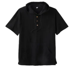 KS Island By KingSize Men's Big & Tall ™ Gauze Short-Sleeve Hoodie -Best Clothing Store GUEST b593fabf b848 4f73 a6a5 fdaf98317236