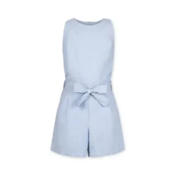 Hope & Henry Womens' Organic Cotton Sleeveless Tie-Waist Halter Romper -Best Clothing Store GUEST b5bf3160 74a5 4e43 a98d d06511fc85f9