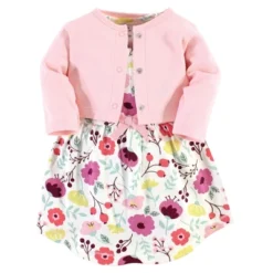 Touched By Nature Baby And Toddler Girl Organic Cotton Dress And Cardigan 2pc Set, Botanical -Best Clothing Store GUEST b5f4afd4 2a11 404f 99dc 4760536535aa