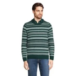 Lands' End Men's Lighthouse Fairisle Crew Sweater -Best Clothing Store GUEST b71e227e 5bab 4fe0 bb81 fde59b70d26d