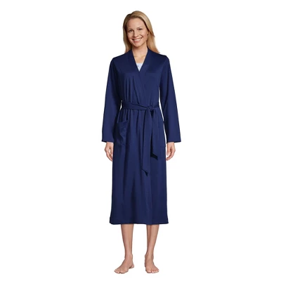 Lands' End Women's Supima Cotton Long Robe 5 Lands' End Women's Supima Cotton Long Robe - Image 3