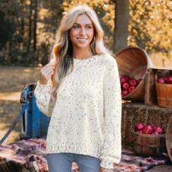 Women's Rainbow Pom Pom Drop Sleeve Sweater - Cupshe 14 Women's Rainbow Pom Pom Drop Sleeve Sweater - Cupshe -Best Clothing Store GUEST b80e2b03 0e68 4952 b72b 4770c3973e40