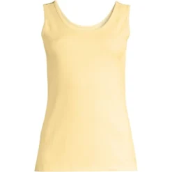 Lands' End Women's Cotton Tank Top -Best Clothing Store GUEST b9026964 a920 4f81 9c39 bfc34fc9728a