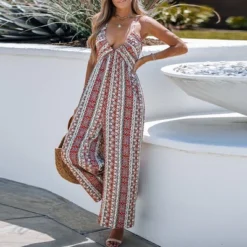 Women's Paisley Print Plunge Jumpsuit - Cupshe 8 Women's Paisley Print Plunge Jumpsuit - Cupshe -Best Clothing Store GUEST b9616e83 280d 4c2e 83a0 0e63ded632cd