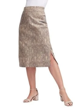 Jessica London Women’s Plus Size Comfort Waist Midi Skirt -Best Clothing Store GUEST b9f5d603 6921 4f8e b099 005d9fd4a6b9