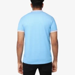 X RAY Men's Short Sleeve Zip-Neck Polo
