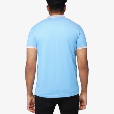 X RAY Men's Short Sleeve Zip-Neck Polo 3 X RAY Men's Short Sleeve Zip-Neck Polo