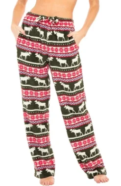 Women's Soft Warm Fleece Pajama Pants, Long Lounge Bottoms -Best Clothing Store GUEST ba9cf87d 28e2 4f34 b43d f136d309c920