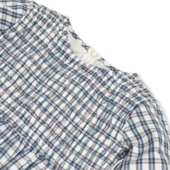 Hope & Henry Girls' Long Sleeve Calvary Twill Smocked Front Dress, Kids