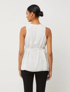 Pleated Sleeveless Maternity Blouse | A Pea In The Pod -Best Clothing Store GUEST bbdac7c1 1aa3 415e a116 e88e8974a66c