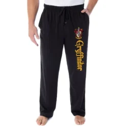 Harry Potter Men's Hogwarts Castle School House Crest Pajama Pants - 5 Styles -Best Clothing Store GUEST bc006a2d dbdc 4bfb 8e28 a389e7a98264