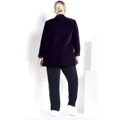 Women's Plus Size Supima® Active Pant Navy - Average | AVENUE