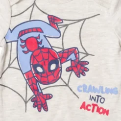 Marvel Avengers Hulk Captain America Spider-Man Baby Bodysuit Pants And Hat 3 Piece Outfit Set Newborn To Infant -Best Clothing Store GUEST bf352dce f52e 4b40 809b ab3791894ab3