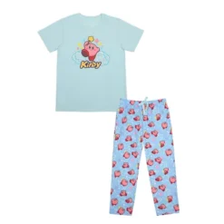 Adorable Kirby Junior Sleepwear Set With Short Sleeve Tee Shirt And Cozy Sleep Pants For Adults -Best Clothing Store GUEST c05333b8 3ee5 47b1 a090 78e01f4cfe77