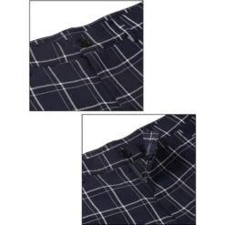 Lars Amadeus Men's Dress Plaid Pants Slim Fit Flat Front Check Chino Pants Trousers -Best Clothing Store GUEST c120b3a1 09a6 4245 bcac 500fdc4bf961