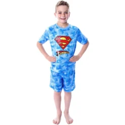 DC Comics Boys' Justice League Digital Camo Superman 2 PC Pajama Set Blue -Best Clothing Store GUEST c19a7711 c5a0 43d9 8c03 6418f3fa5474