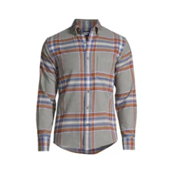 Lands' End Men's Tailored Fit Flagship Flannel Shirt -Best Clothing Store GUEST c19d21d6 ee01 4352 a826 d66308f7b3f9