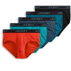 Jockey Men's Lightweight Cotton Blend Brief - 5 Pack -Best Clothing Store GUEST c1b1c7a7 4d0a 4361 a281 2d583a2d15c8