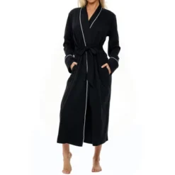 Womens Soft Cotton Knit Jersey Lounge Robe With Pockets, Long Bathrobe 28 Womens Soft Cotton Knit Jersey Lounge Robe With Pockets, Long Bathrobe -Best Clothing Store GUEST c1eca7ab 3ccd 431d 998a aae04e93efc8