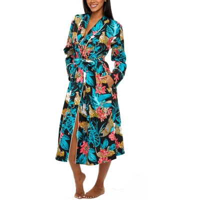 Womens Soft Cotton Knit Jersey Lounge Robe With Pockets, Long Bathrobe 15 Womens Soft Cotton Knit Jersey Lounge Robe With Pockets, Long Bathrobe - Image 13