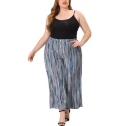 Agnes Orinda Women's Plus Size Boho Palazzo Lounge Wide Leg Pants With Elastic Waist And Stripe 19 Agnes Orinda Women's Plus Size Boho Palazzo Lounge Wide Leg Pants With Elastic Waist And Stripe -Best Clothing Store GUEST c47c086d 3e68 40f3 8d1e f69cf2b3e7f4
