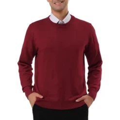 Lars Amadeus Men's Casual Round Neck Long Sleeves Solid Color Knitted Pullover Sweater -Best Clothing Store GUEST c4cec2bf 6528 4e0d 9a8e a0b5855ab901