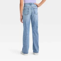 Girls' High-Rise Wide Leg Baggy Jeans - Art Class™