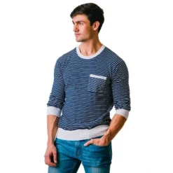 Hope & Henry Men's Long Sleeve Crew Neck Sweater With Pocket -Best Clothing Store GUEST c6dd8eeb 780c 46a4 b463 500d5de889de